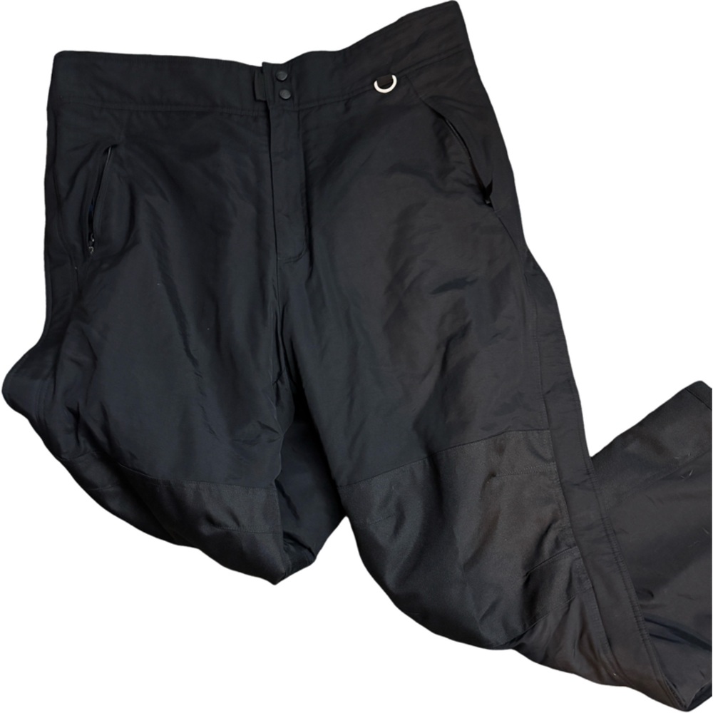 Slalom Ski Pants Black Size XL Full side Zipper Insulated Ski Pants